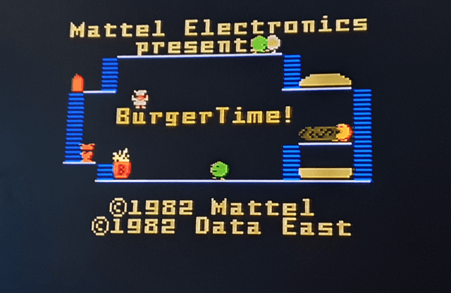 Burgertime screenshot 5 for Intellivision