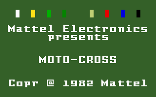 Motocross screenshot 2 for Intellivision