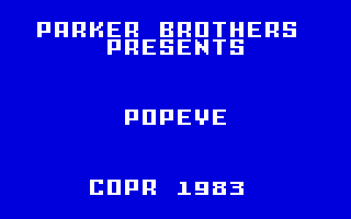 Popeye screenshot 3 for Intellivision