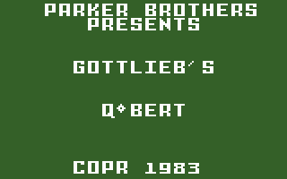 Q*bert screenshot 3 for Intellivision