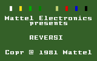 Reversi screenshot 3 for Intellivision