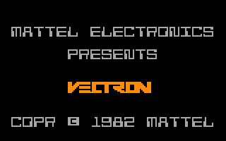 Vectron screenshot 3 for Intellivision