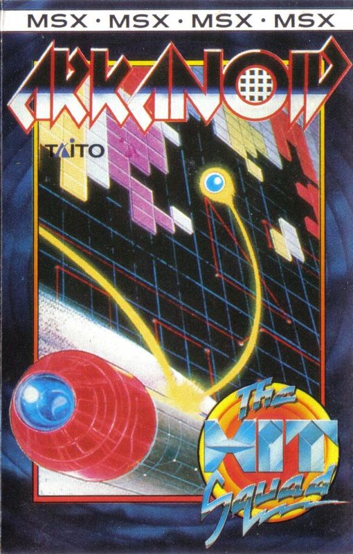 Arkanoid box art for MSX