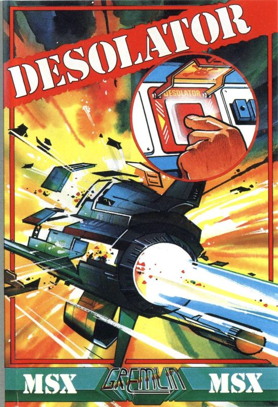 Desolator box art for MSX