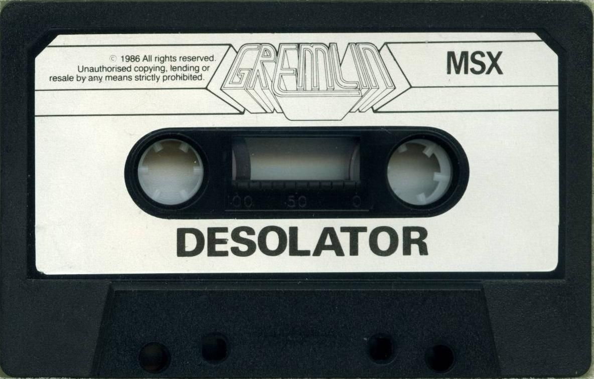 Desolator box art for MSX