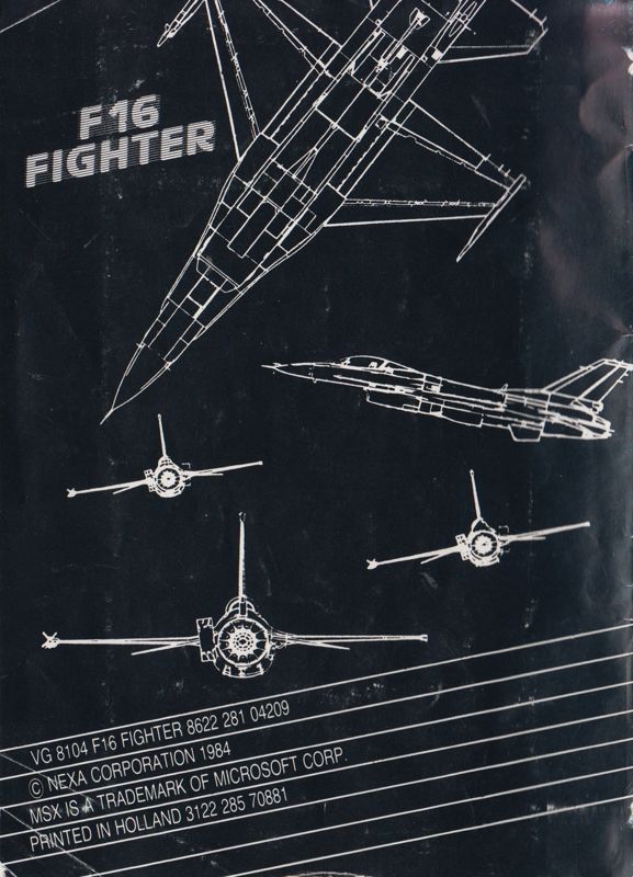Falc box art for MSX