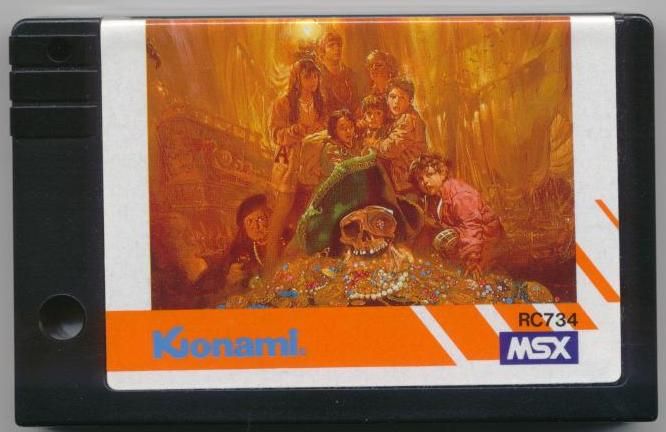 Goonies box art for MSX