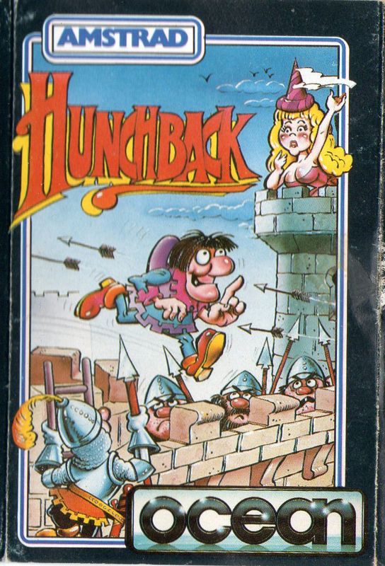Hunchback box art for MSX