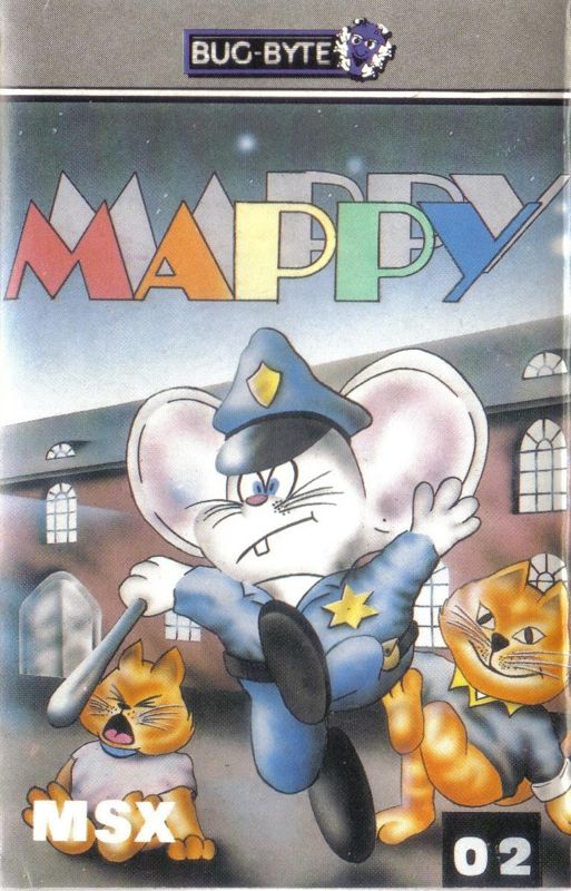 Mappy box art for MSX