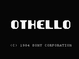 Othello box art for MSX
