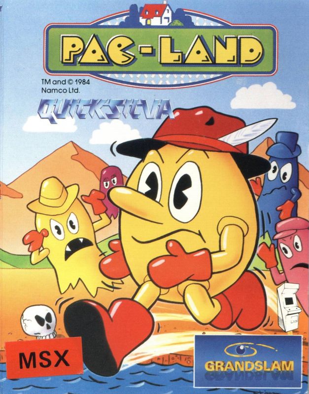 Pac-Land box art for MSX