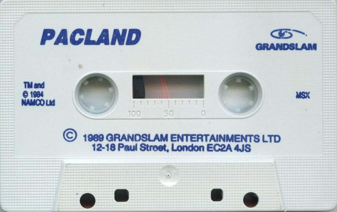 Pac-Land box art for MSX