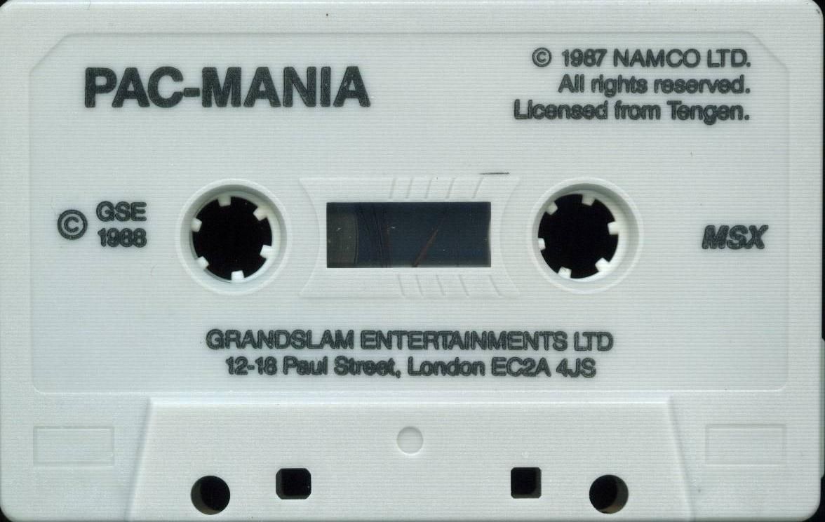Pac-Mania box art for MSX