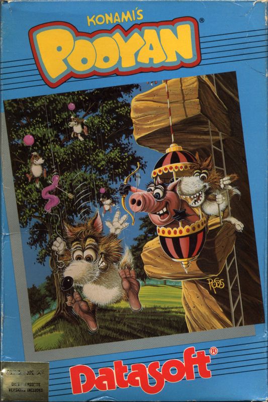 Pooyan box art for MSX