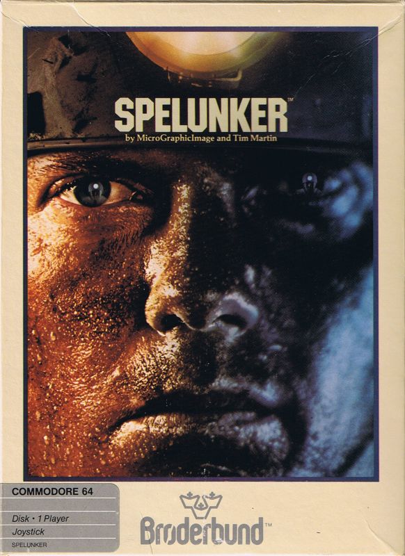Spelunker box art for MSX