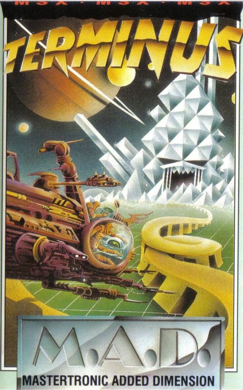 Terminus box art for MSX