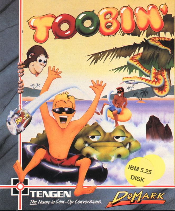 Toobin box art for MSX