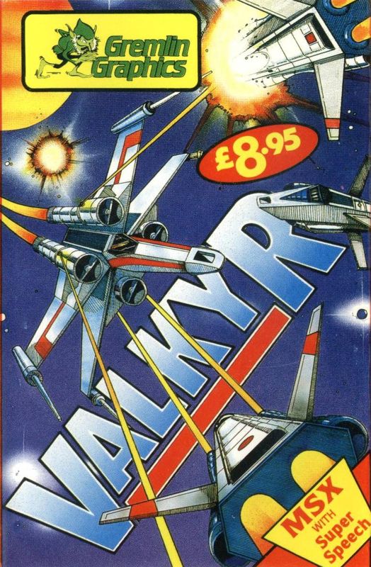 Valkyr box art for MSX