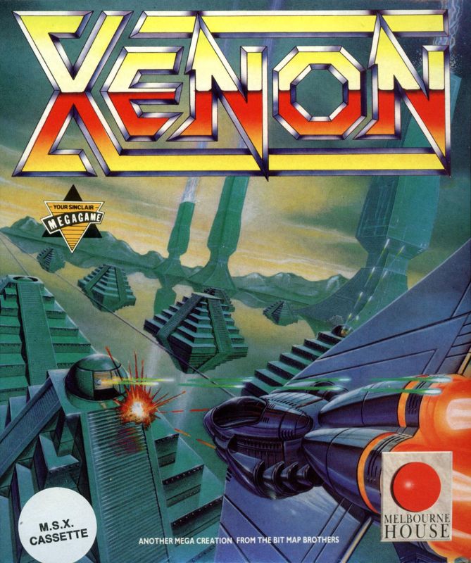 Xenon box art for MSX