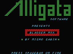 Blagger screenshot 2 for MSX