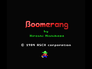 Boomerang screenshot 3 for MSX