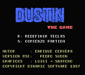 Dustin screenshot 3 for MSX