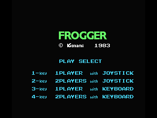 Frogger screenshot 3 for MSX