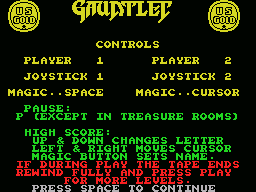 Gauntlet screenshot 5 for MSX