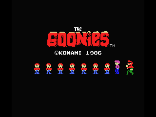 Goonies screenshot 2 for MSX