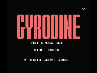 Gyrodine screenshot 2 for MSX