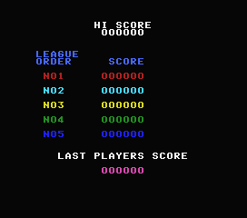 Hunchback back cover for MSX