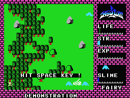 Hydlide screenshot 2 for MSX