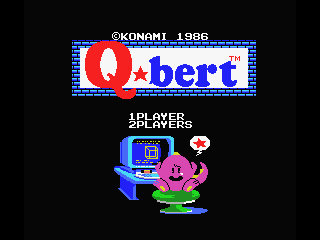 Q*Bert screenshot 4 for MSX