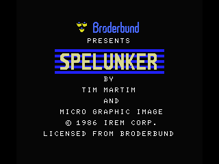 Spelunker screenshot 3 for MSX