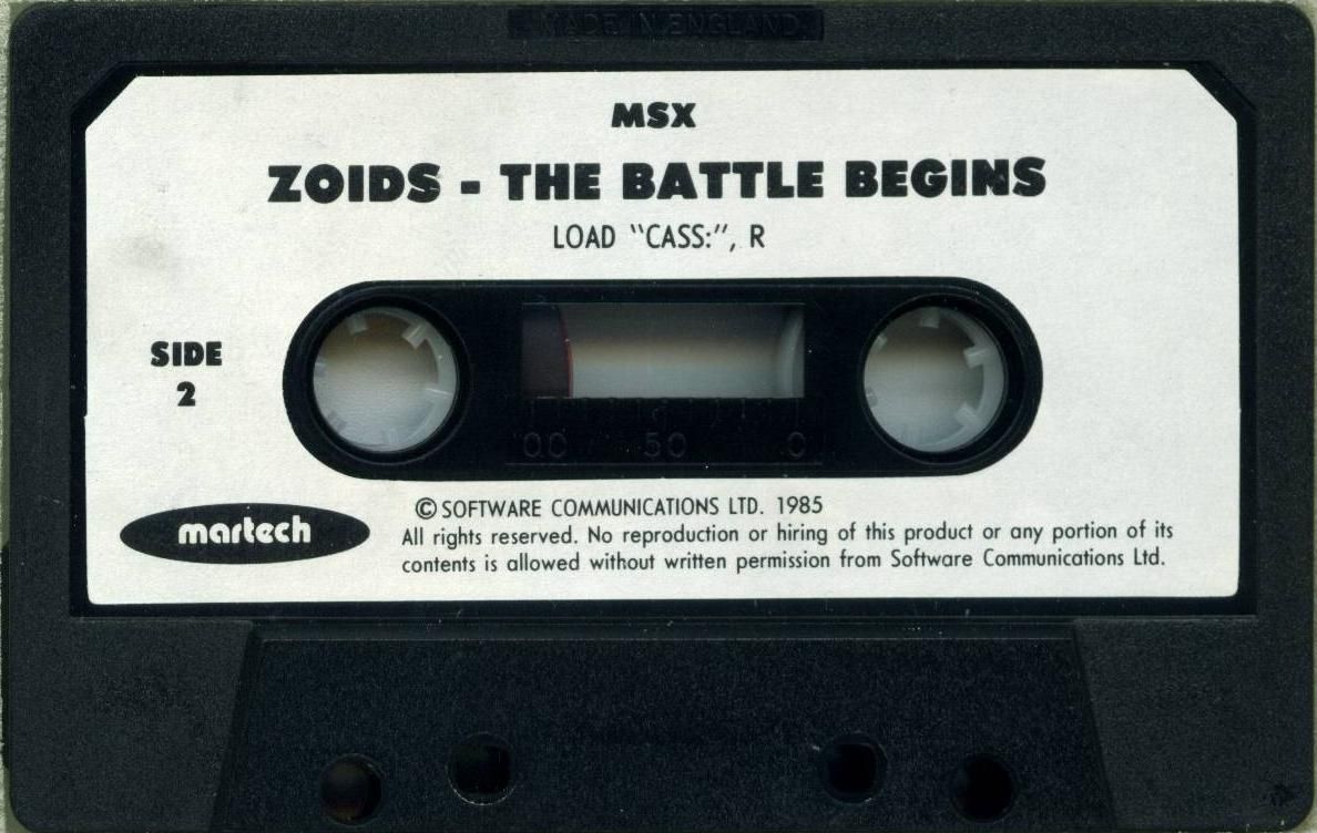 Zoids box art for MSX2