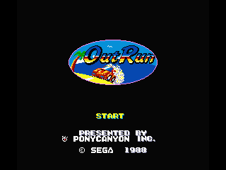 Outrun screenshot 3 for MSX2