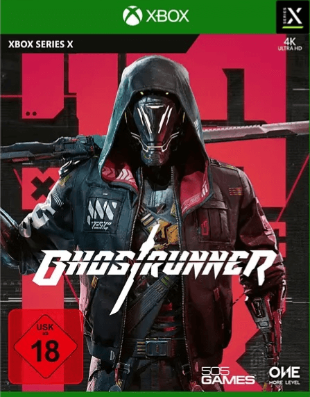 Ghostrunner box art for Xbox Series X