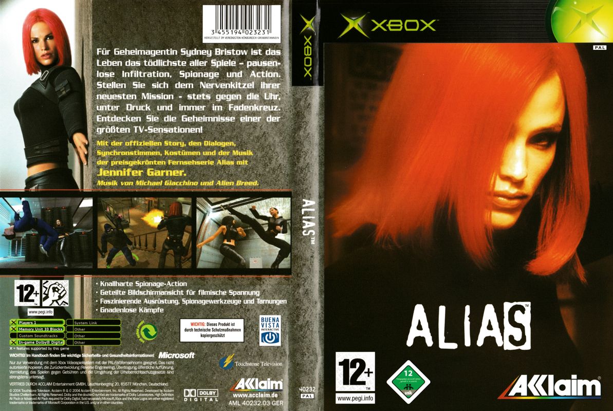 Alias box art for Xbox