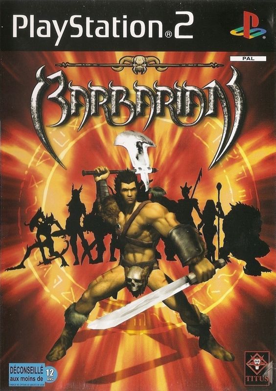 Barbarian box art for Xbox