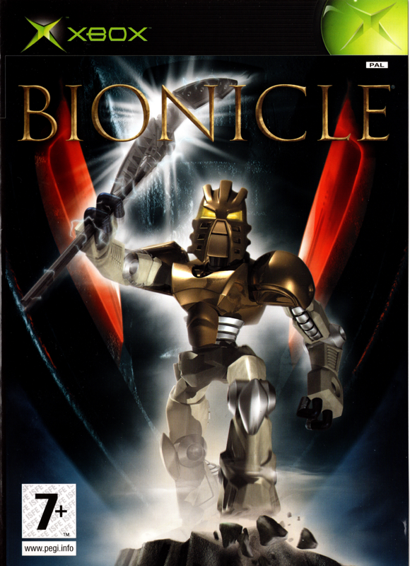 Bionicle box art for Xbox