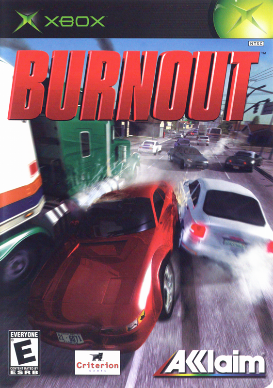 Burnout box art for Xbox