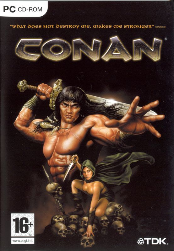 Conan box art for Xbox