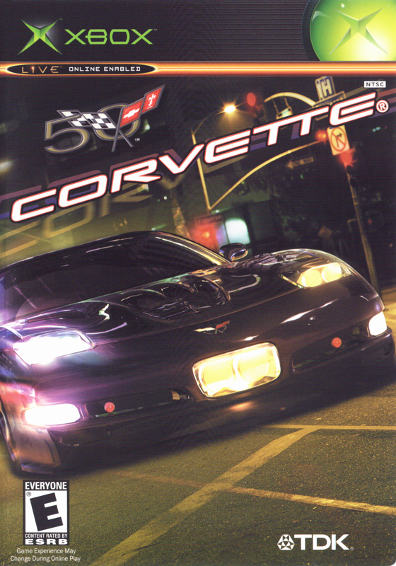Corvette box art for Xbox