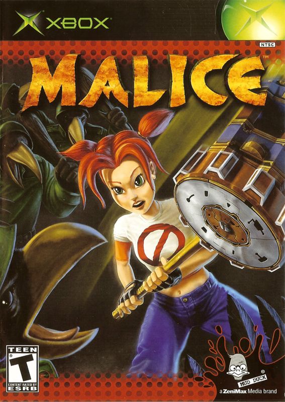 Malice box art for Xbox