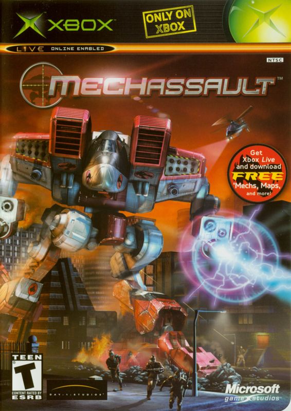 MechAssault box art for Xbox