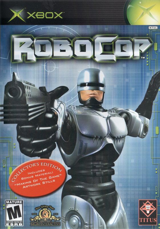 RoboCop box art for Xbox