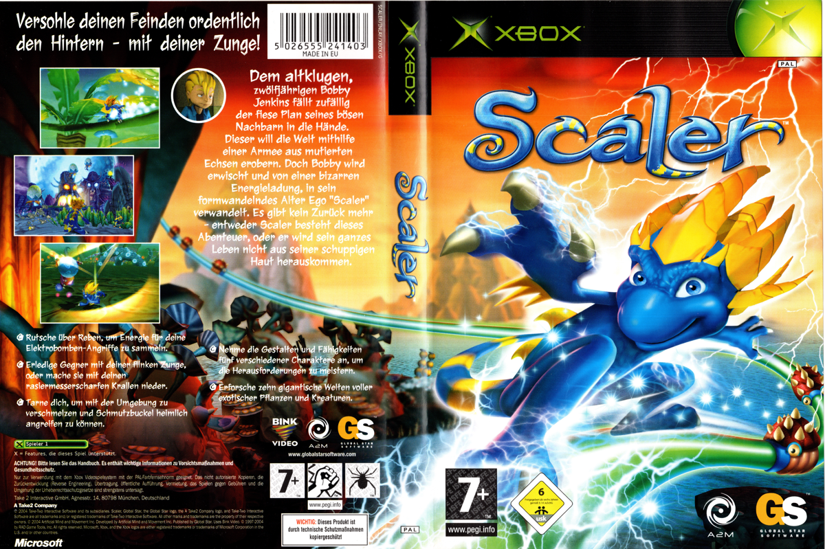 Scaler box art for Xbox