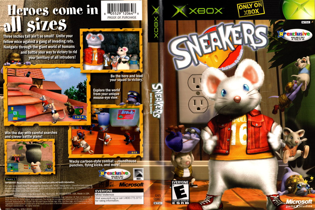 Sneakers box art for Xbox