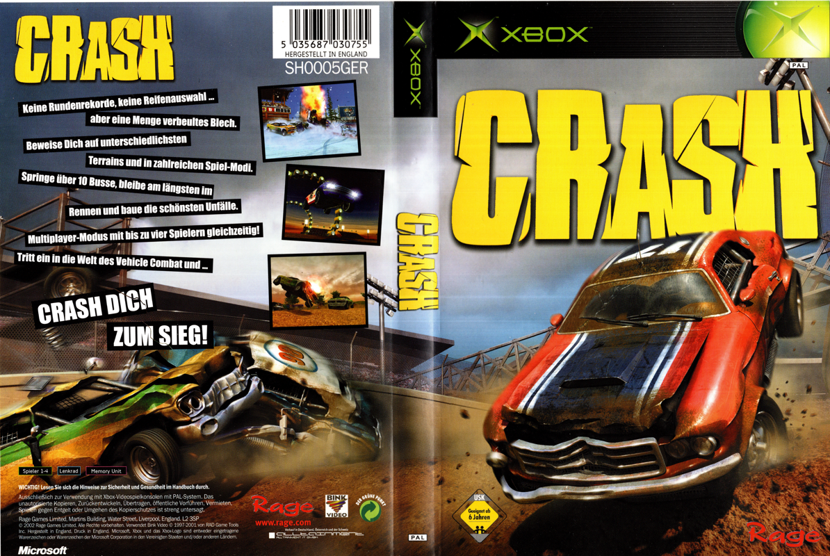 Totaled box art for Xbox