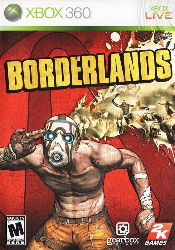 Borderlands box art for Xbox 360